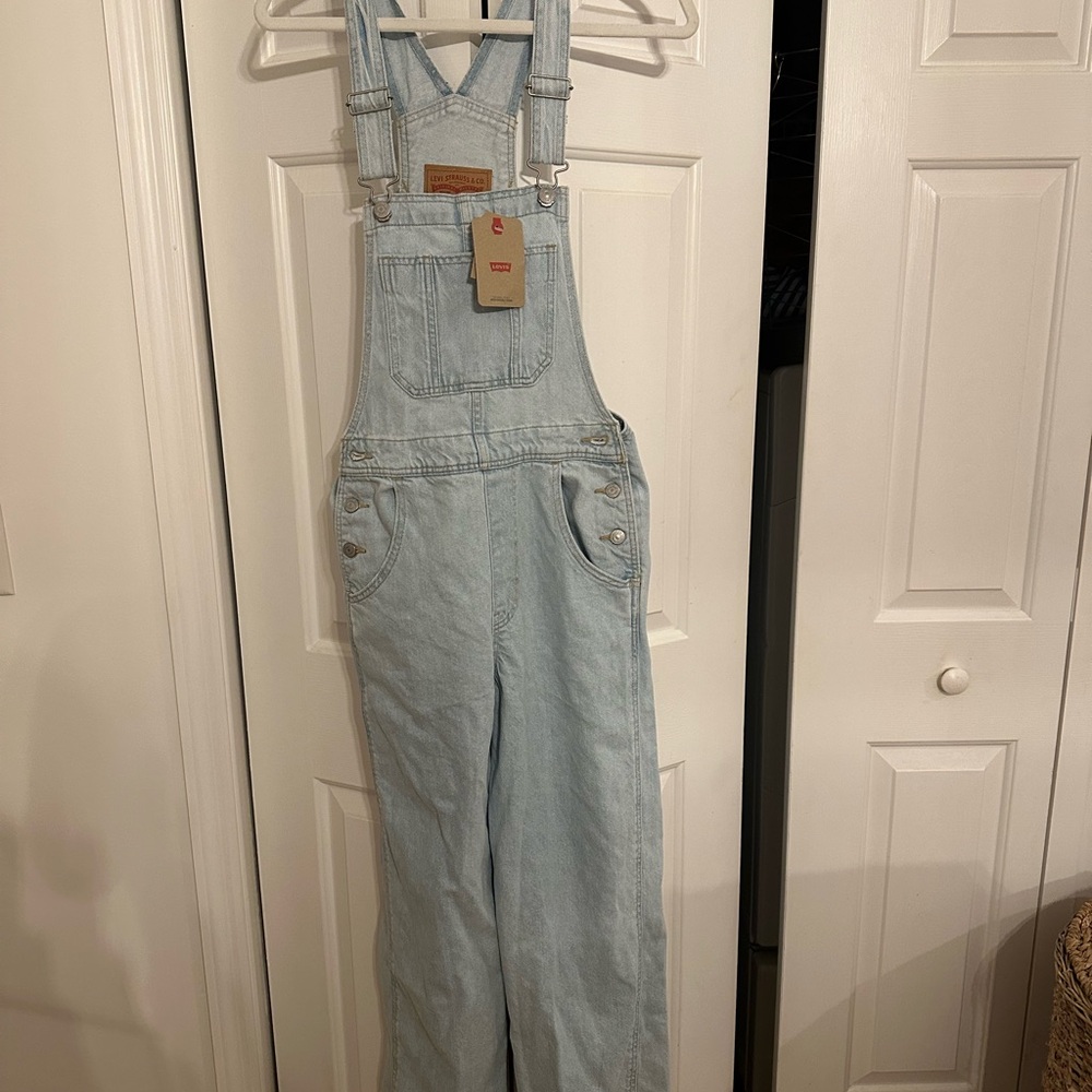 Light Blue Denim Overalls